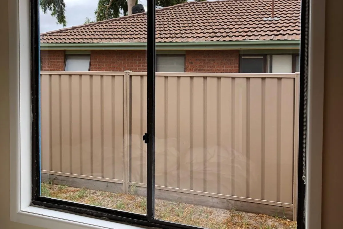 Window before cleaning
